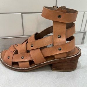 Free People leather sandals size 38
